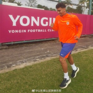 爱游戏平台体验-热身赛山东泰山1:5不敌韩国龙仁 外援克雷桑于昨晚归队